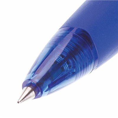 Ручка шариковая автоматическая Pilot "Rexgrip", узел 0,7 мм, чернила синие масляная основа, мягкий держатель