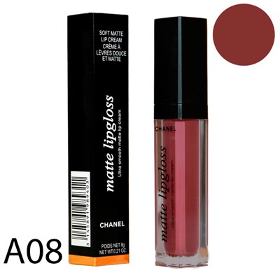 Блеск для губ Chanel matte lipgloss A08 PLUMFULL 6 ml