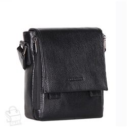 Сумка мужская кожаная 3357-2H black Heanbag  в Новосибирске