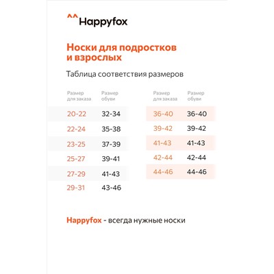 Носки Happy Fox