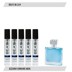 Парфюмерный набор Beas Azzaro Chrome Men 5*5 ml M 239