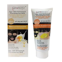 Очищающая и питательная маска "Qiansoto" из яйца и молока 150 ml
