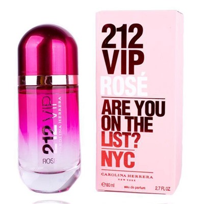 Женские духи   Carolina Herrera CH 212 Vip Rose edp for women 80 ml new