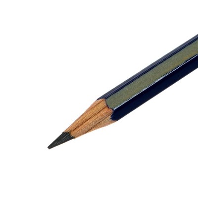 Карандаш чёрнографитный Faber-Castell GOLDFABER 1221 4B, шестигранный, цена за 1 шт