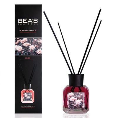 Ароматический диффузор с палочками Beas Rose - Роза 120 ml