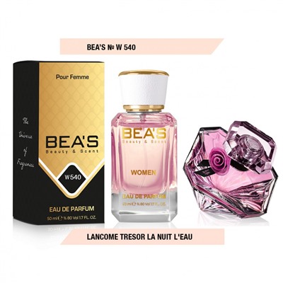 Женские духи   Парфюм Beas Lancome Tresor La Nuit L'eau De Parfum 50 ml for women арт. W 540