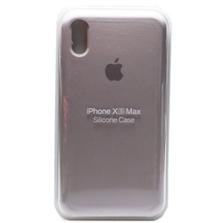 Силиконовый чехол для Айфон XS Max - (Серебристый)