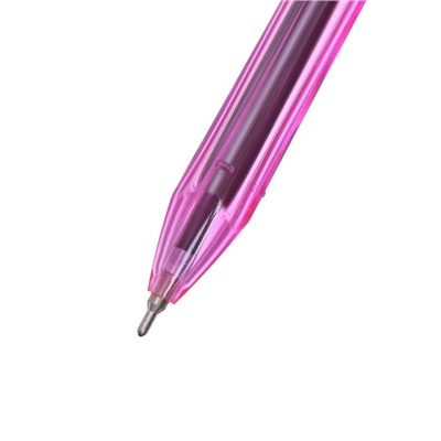 Ручка шариковая Beifa Advanced Ball Pens, трехгранная, узел 0.7, чернила синие на масляной основе, микс