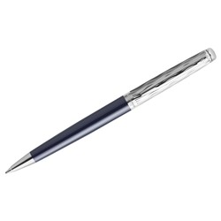Ручка шариковая Waterman Hémisphère SE Deluxe Blue CT, 1,0мм, черная, подар/уп 2166470