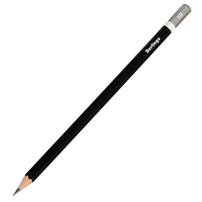 Набор карандашей чернографитных 10 штук Berlingo, 3H-3B, европодвес