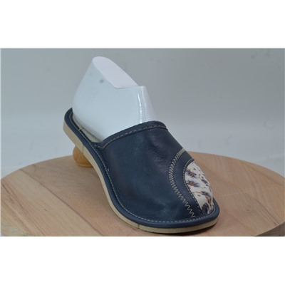037-40  Обувь домашняя  (Тапочки кожаные) размер 40