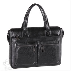 Портфель мужской кожаный 44906-3H black Heanbag