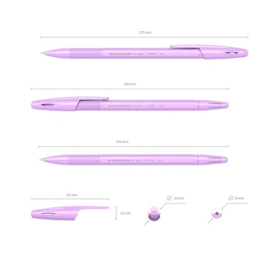 Ручка шариковая ErichKrause R-301 Pastel Stick, узел 0.7 мм, чернила синие