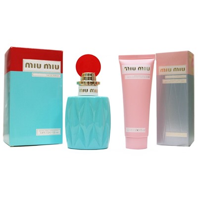 Подарочный набор Miu Miu eau de parfum - Духи 100 ml + Крем для рук 75 ml