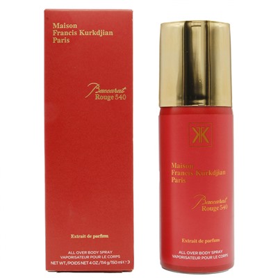 Дезодорант Maison Francis Kurkdjian Baccarat Rouge 540 Extrait unisex 150 ml (красный)