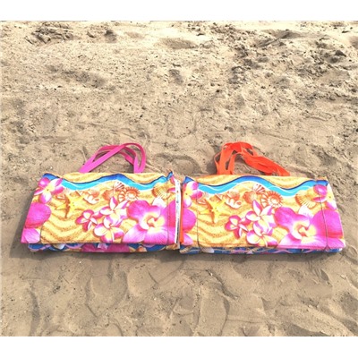 Пляжная сумка-лежак Морской бриз двухместный розовый