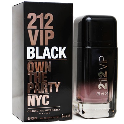 Мужская парфюмерия   Carolina Herrera 212 Vip Men Black  100 ml