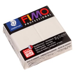 Пластика - полимерная глина FIMO professional, 85 г, белый