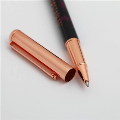 Ручка металл «Расцветай от счастья»