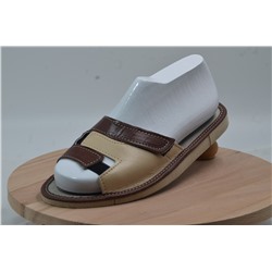 039-4-35  Обувь домашняя (Тапочки кожаные) размер 35
