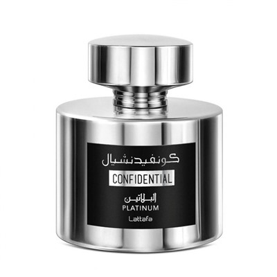 Lattafa Confidential Platinum edp for man 100 ml