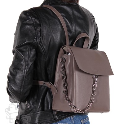 Рюкзак женский кожаный 5922Q d.apricot Polina&Eiterou