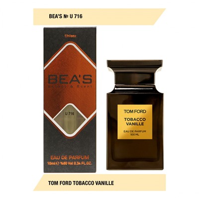 Компактный парфюм  Beas Tom Ford Tobacco Vanille unisex 10 ml арт. U 716