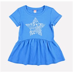 Платье для девочки Crockid К 5495/1 ярко-голубой