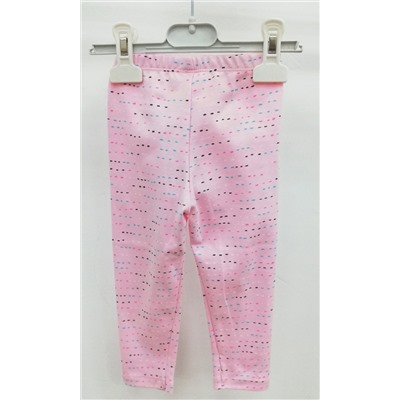 Бриджи для девочки Crockid К 4940 нежно-розовый, цветные штрихи