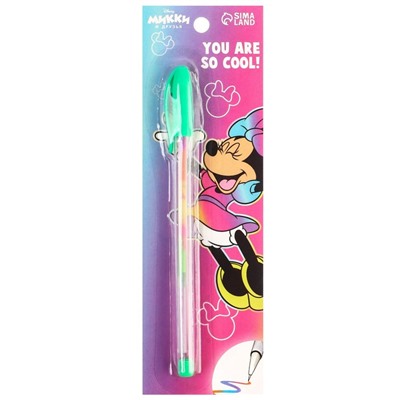 Ручка шариковая, многоцветная, Минни Маус