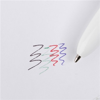 Многоцветная ручка «Герой и защитник», 4 цвета