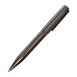 Ручка шариковая поворотная, 0.7 мм, Bruno Visconti Boston, стержень синий, металлический корпус, вороненая сталь