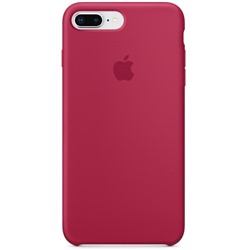 Силиконовый чехол для Айфон 7/8 Plus -Красная роза (Rose Red)