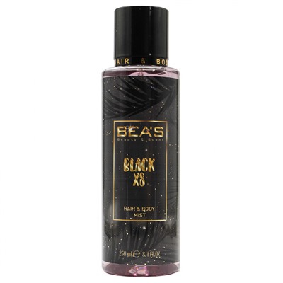 Мист для тела и волос Beas Body & Hair Black XS (Paco Rabanne Black XS for Her) 250 ml