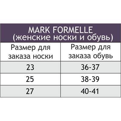 Носки Mark Formelle
