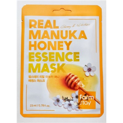 Тканевая маска для лица с экстрактом меда FarmStay Real Manuka Honey Essence Mask 23 ml