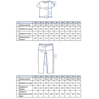 Комплект для мужчин: фуфайка (футболка) трикотажная, брюки текстильные