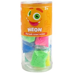 Лёгкий пластилин Crazy Clay, набор Neon (mini) «Тутти-фрутти»
