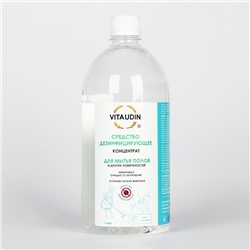 Дезинфицирующее средство VITA UDIN концентрат для мытья полов с ароматом силы океан, 1 литр
