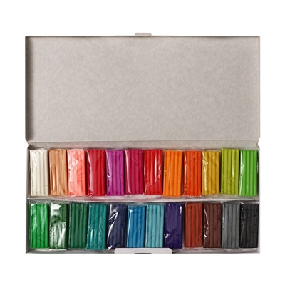 Пластилин 24 цвета, 384 г, ErichKrause "Классический", в картонной упаковке