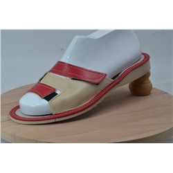 039-3-35  Обувь домашняя (Тапочки кожаные) размер 35