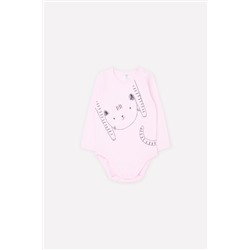 Полукомбинезон для девочки Crockid К 6087 розовое облако (котята)