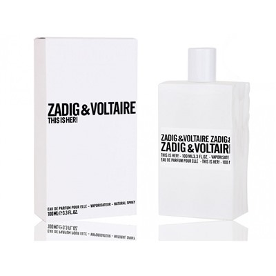 Женские духи   Zadig & Voltaire This is Her 100 ml