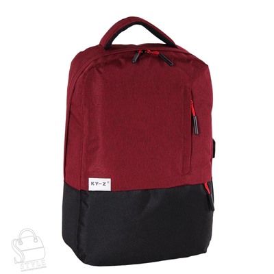 Рюкзак мужской текстильный 5808PS red S-Style