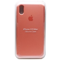 Силиконовый чехол для Айфон XS Max - (Коралловый)