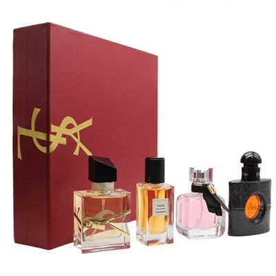 Подарочный набор YSL 4х30 ml (Красный)