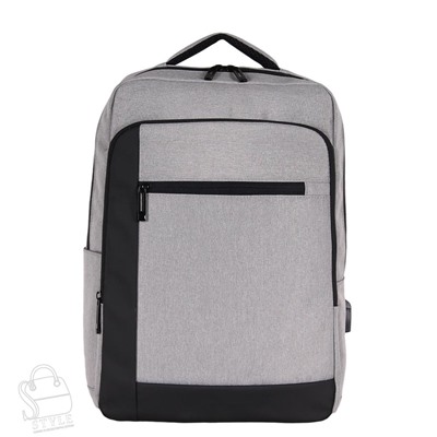 Рюкзак мужской текстильный 2202S gray S-Style