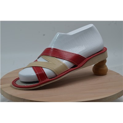 005-40  Обувь домашняя (Тапочки кожаные) размер 40