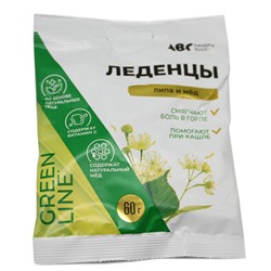 ABC леденцы Липа и Мед (на основе трав с витамином С) , 60g