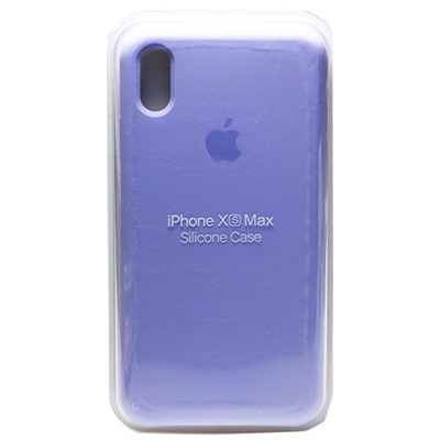 Силиконовый чехол для Айфон XS Max - (Светло-Синий)